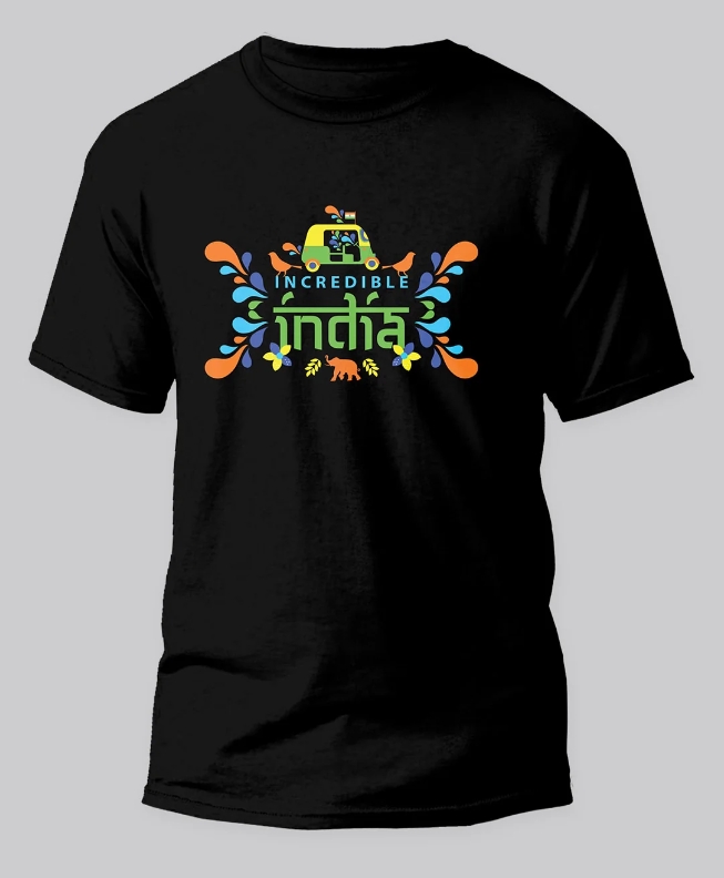 Incredible India T-Shirt – Black